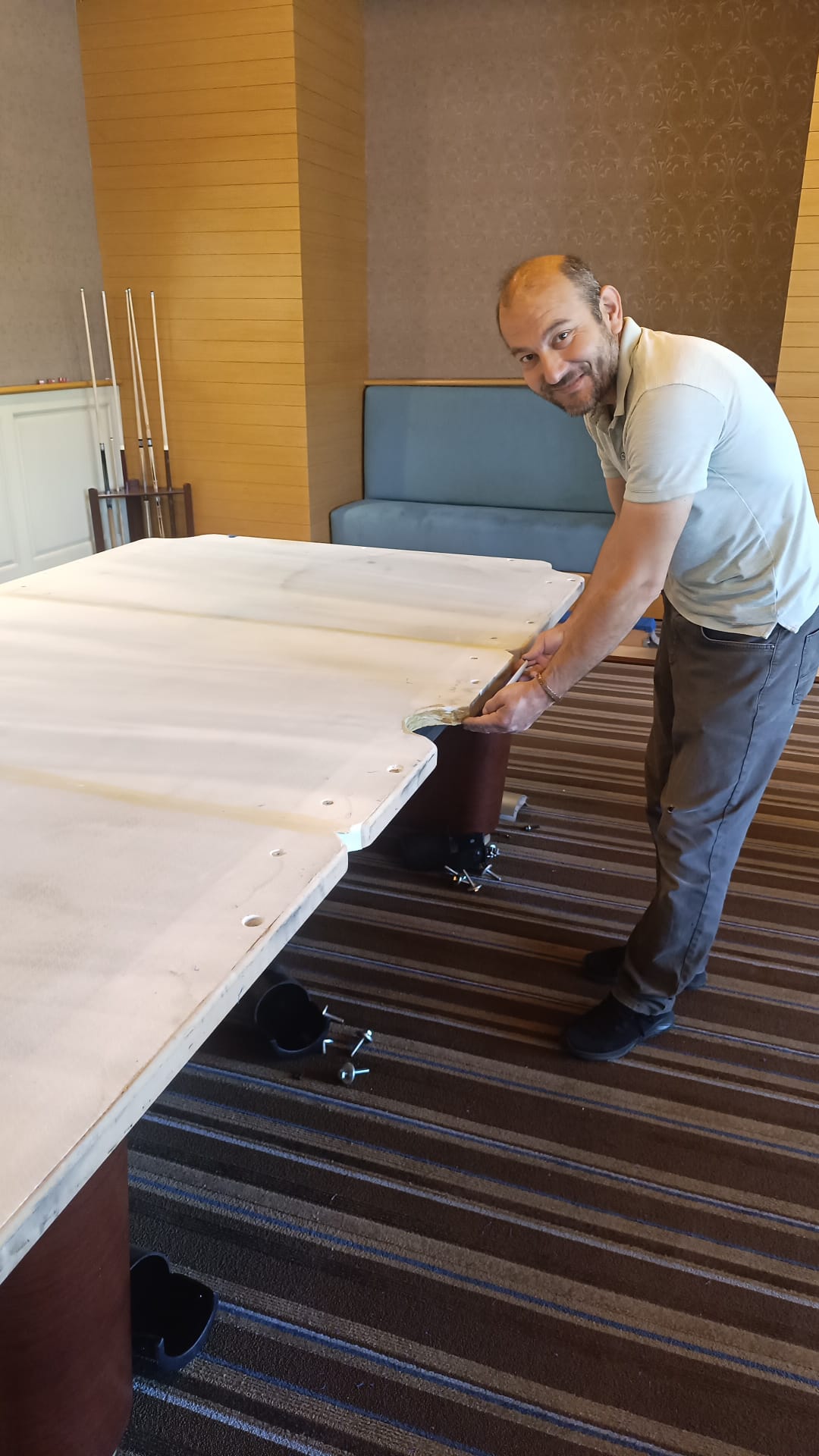 Bilardo masası uygulama
